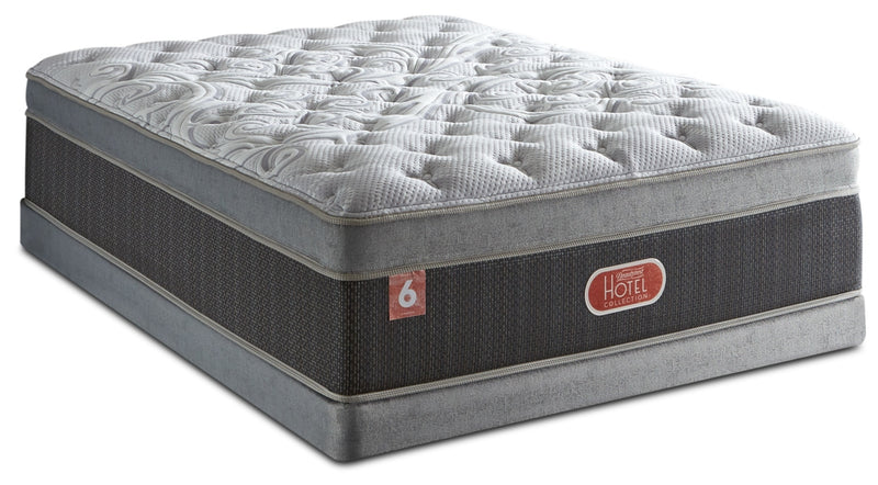 Beautyrest® Hotel Diamond 6 Plush Ultra Euro-Top Low-Profile Split Queen Mattress Set