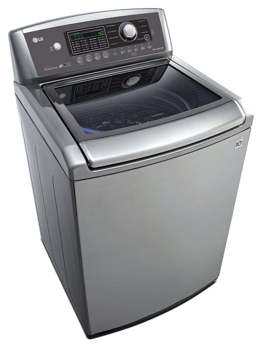 LG 5.6 Cu Ft. High-Efficiency Top-Load Washer with NFC Tag On™ - Graphite Steel