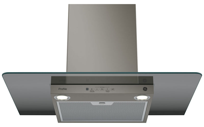 GE 30\" Wall-Mount Glass Canopy Chimney Range Hood – PVW7301EJESC