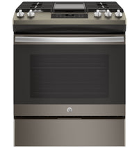 GE 5.4 Cu. Ft. Slide-In Steam Clean Gas Range – JCGSS66SELSS