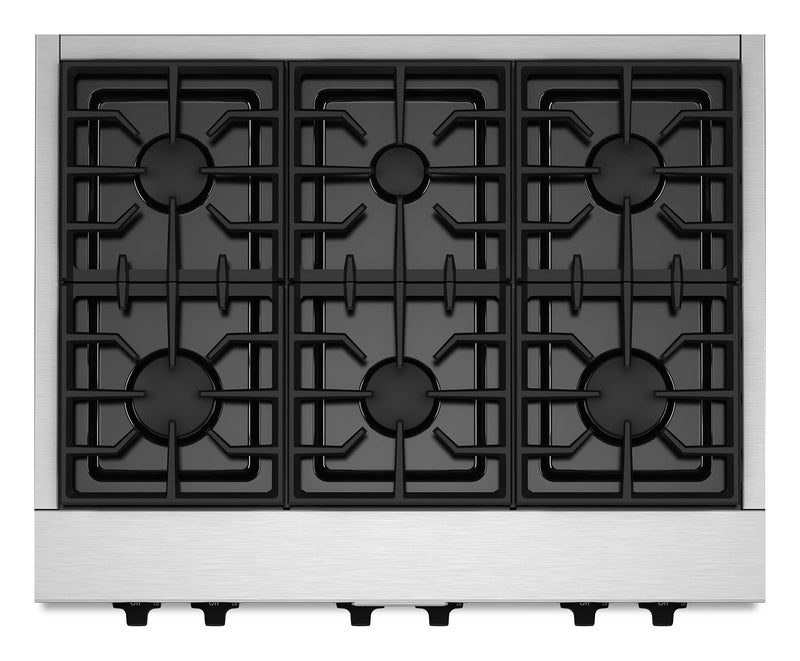 KitchenAid 36\" Commercial-Style Gas Cooktop – KGCU467VSS