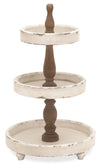 Wood Three Tier Tray – 15\" x 25\"