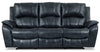 Kory Leather-Look Fabric Power Reclining Sofa – Dark Blue