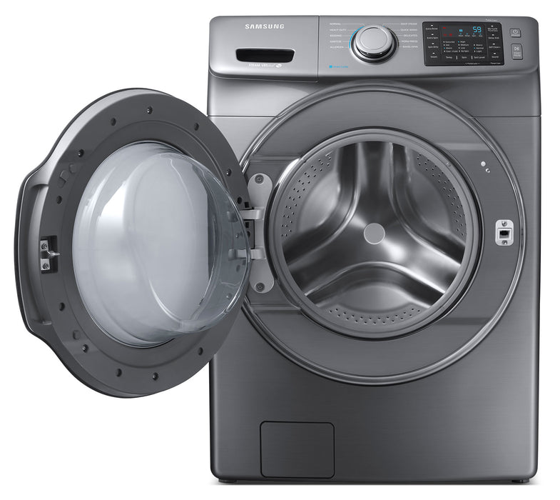 Samsung 5.2 Cu. Ft. Front-Load Steam Washer and 7.5 Cu.Ft. Multi-Steam™ Electric Dryer