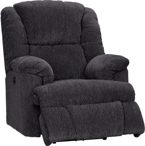 Bmaxx Chenille Power Recliner - Grey