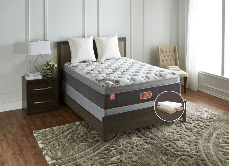 Beautyrest® Hotel Diamond 4 Medium Euro-Top Split Queen Mattress Set
