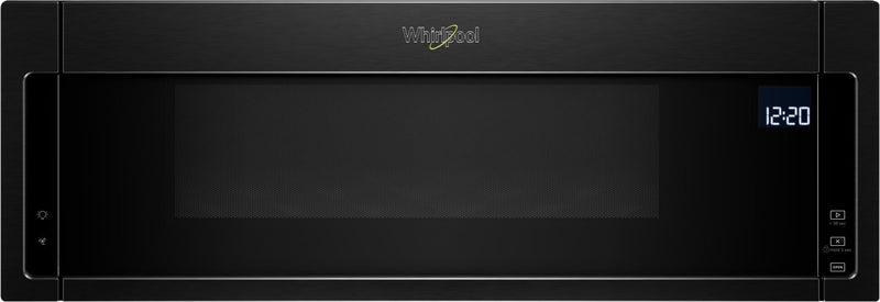 Whirlpool 1.1 Cu. Ft. Low-Profile Microwave Hood Combination – YWML75011HV - Over-the-Range Microwave in Black Stainless Steel