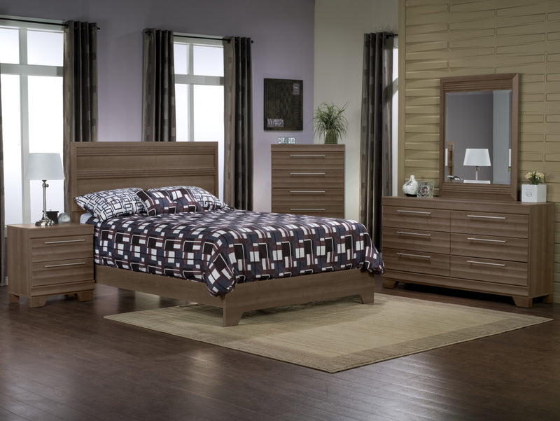 Olivia 7-Piece Queen Bedroom Package – Grey