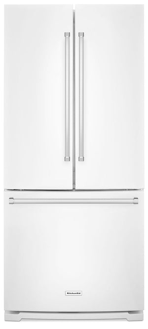 KitchenAid 19.7 Cu. Ft. French Door Refrigerator with Interior Water Dispenser - White