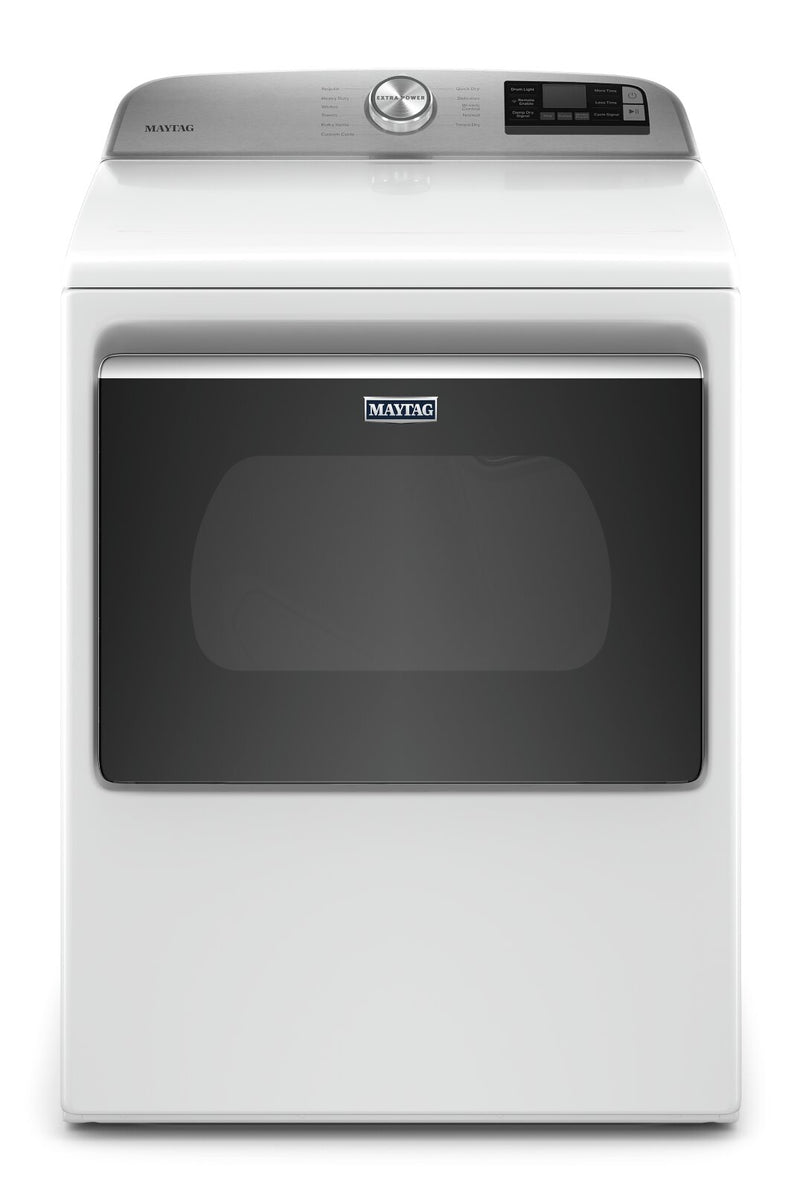 Maytag 7.4 Cu. Ft. Smart Front-Load Electric Dryer - YMED6230HW - Dryer in White