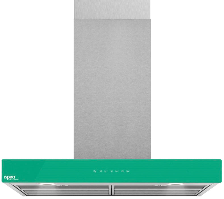 Venmar Ispira 36\" Chimney Range Hood – Emerald Green