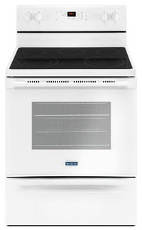Maytag 5.3 Cu. Ft. Electric Range with AquaLift® and Self-Clean - White - YMER6600FW