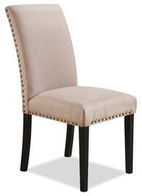 York Studded Dining Chair - Taupe