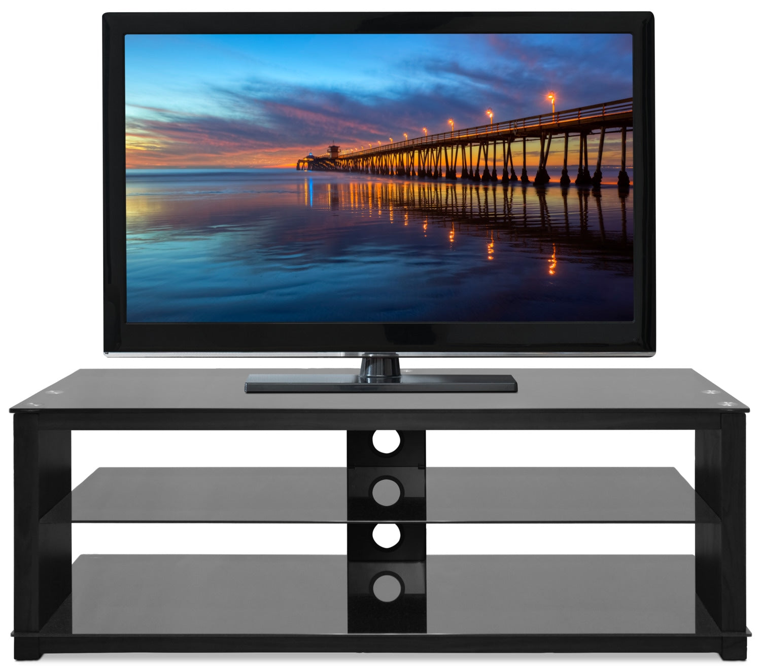 Bello 48 Modern TV Stand with Storage and Cable Management for TVs. The Brick