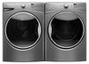 Whirlpool 5.2 Cu. Ft. Front-Load Washer and 7.4 Cu. Ft. Gas Steam Dryer – Stainless Steel