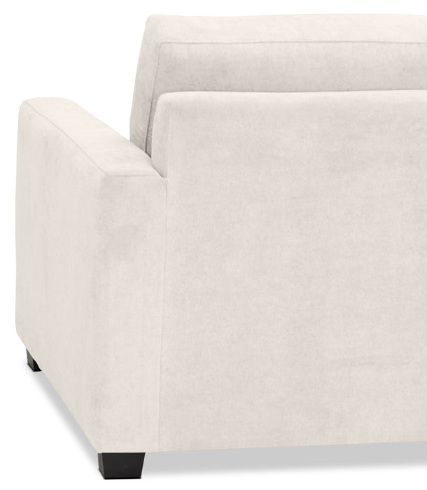 Becca Chenille Sofa – Silver