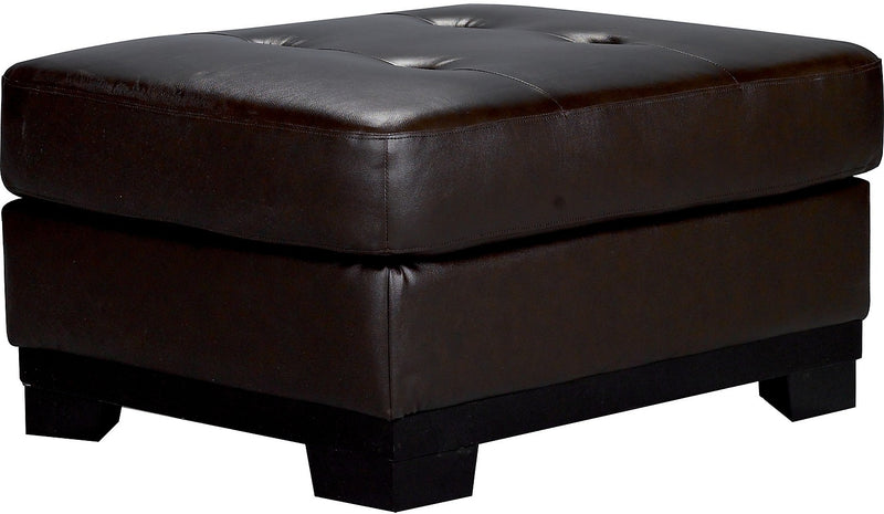 Oakdale Leather Ottoman