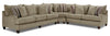 Putty 3-Piece Chenille Sectional - Beige
