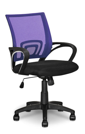 Loft Mesh Office Chair – Purple|Chaise de bureau Loft en mailles - violet|LOFPLCHR