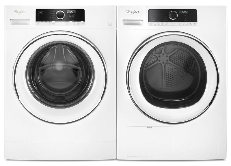 Whirlpool 2.6 Cu. Ft. Compact Washer and 4.3 Cu. Ft. True Ventless Compact Dryer